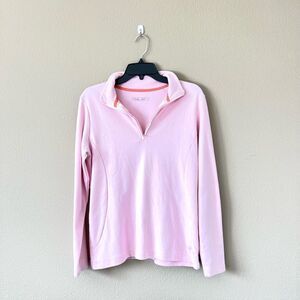 Lady Hagen Pink Golf Half Zip Sweatshirt